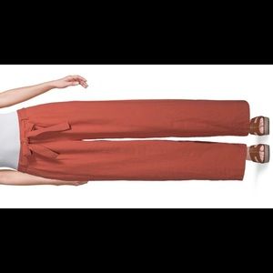 Baked Clay A new Approach wide leg pants